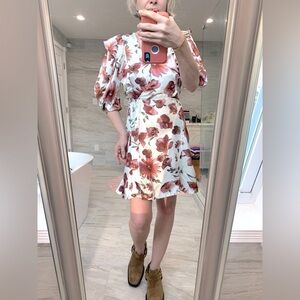 The Kooples Floral Print Wrap Dress Size M